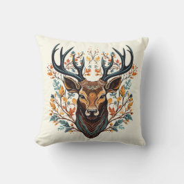 Rendier Boheemse stijl Waterverf Kussen