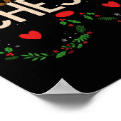 Rendier Borstnoten Matching Kastanjes Kerst C Poster (Hoek)