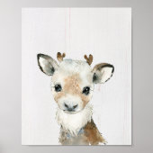 Rendier Bos Nursery Kunstprint Poster (Voorkant)