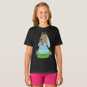 Rendier Bruid Hart Bruiloft T-shirt (Voorkant volledig)