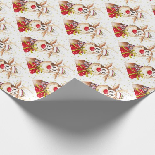 Rendier Cadeaupapier (Hoek)