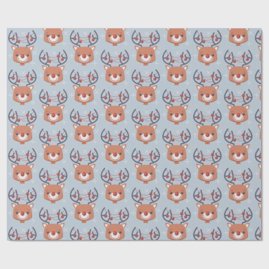 rendier cadeaupapier (Vlak)