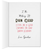 Rendier Cash Santa Bucks Grappig Geld Vakantie (Binnen (Rechts))