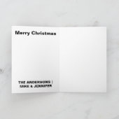 Rendier Cat Meowy Catmas Quarantine Kerstmis Feestdagen Kaart (Binnen)