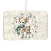 Rendier Christmas Lights Glittery Luchtverfrisser (Achterkant)