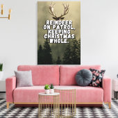 Rendier Christmas Statement Canvas Muurkunst (Insitu (Woonkamer))