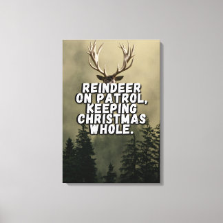 Rendier Christmas Statement Canvas Muurkunst