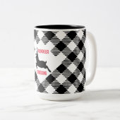 "Rendier Crossing" Coffee/Tea Mok (Voorkant rechts)