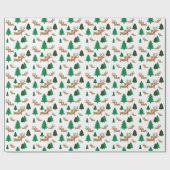 Rendier Dachshund Gift Wrap Wrapping Papier Doxie (Vlak)
