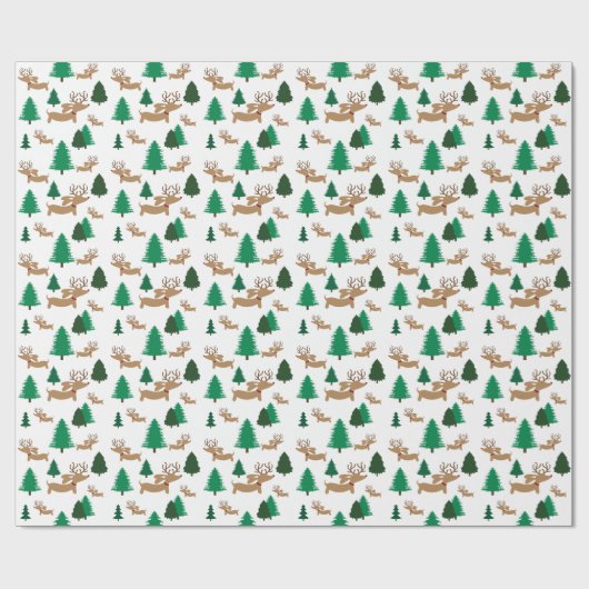 Rendier Dachshund Gift Wrap Wrapping Papier Doxie (Vlak)