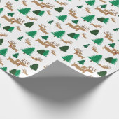 Rendier Dachshund Gift Wrap Wrapping Papier Doxie (Hoek)