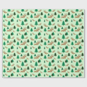 Rendier Dachshund Gift Wrap Wrapping Papier Doxie (Vlak)