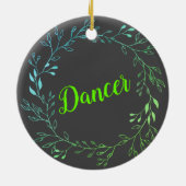 Rendier - Danser Keramisch Ornament (Achterkant)