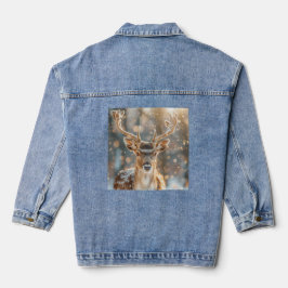 Rendier denim jas jacket