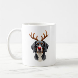 Rendier Dog Great Dane Kerstmis Dog Great Dane Hon Koffiemok