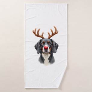 Rendier Dog Great Dane Kerstmis Great Dane Honden Badhanddoek