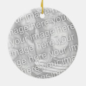 Rendier Drie-ei 1e Kerstmis Keramisch Ornament (Achterkant)