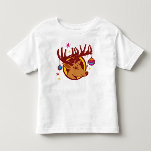 rendier / droer / Kerstmis Kinder Shirts (Voorkant)