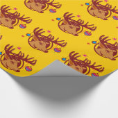 rendier / droer / Kerstmis + uw idee Cadeaupapier (Hoek)