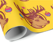 rendier / droer / Kerstmis + uw idee Cadeaupapier (Rol Hoek)