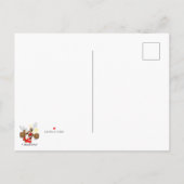 Rendier Dronken Grappig Kerstkarakter Uitnodiging Briefkaart (Achterkant)