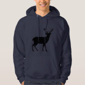 Rendier Eenvoudig Mannen Hoodie (Voorkant)