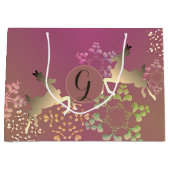 rendier- en snuitvlokken groot cadeauzakje (Voorkant)