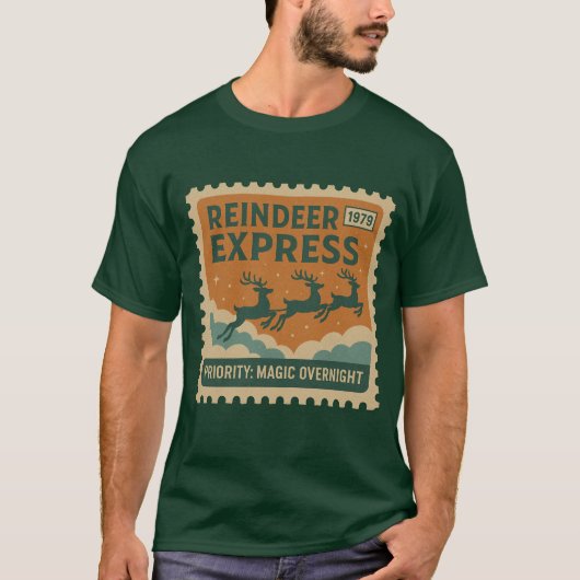 Rendier Express – 1979 Vakantieroute T-shirt (Voorkant)