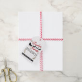 Rendier Express Mail Levering Kerstmis Kerstman Cadeaulabel (Met Touw)