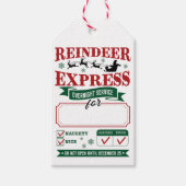 Rendier Express Special Delivery Cadeaulabel (Voorkant)