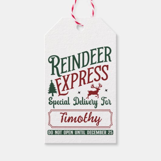 RENDIER EXPRESS SPECIALE LEVERING CADEAULABEL (Voorkant)