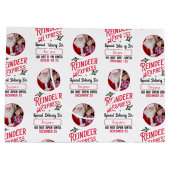 Rendier Express van Santa Name & Photo Christmas Groot Cadeauzakje (Achterkant)