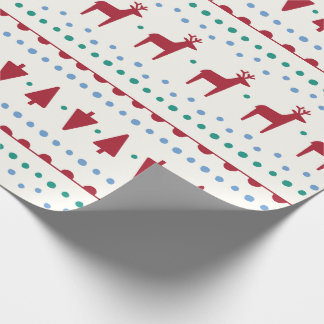 Rendier Fair Isle van Primary.com Cadeaupapier