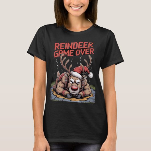 Rendier Game Over T-shirt (Voorkant)