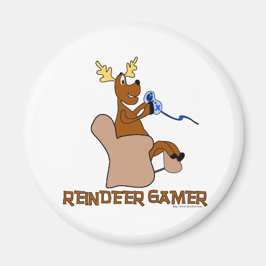 Rendier Gamer Magneet (Voorkant)