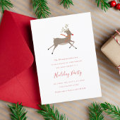 Rendier Games Vakantie Feest Uitnodigingen