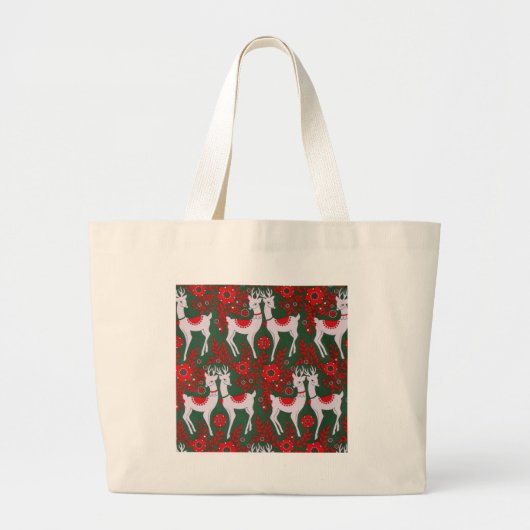 rendier, grote tote bag (Voorkant)