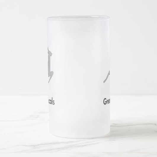 Rendier Grote Verticals Matglas Bierpul (Center)