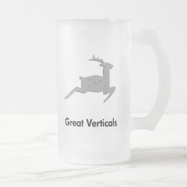 Rendier Grote Verticals Matglas Bierpul