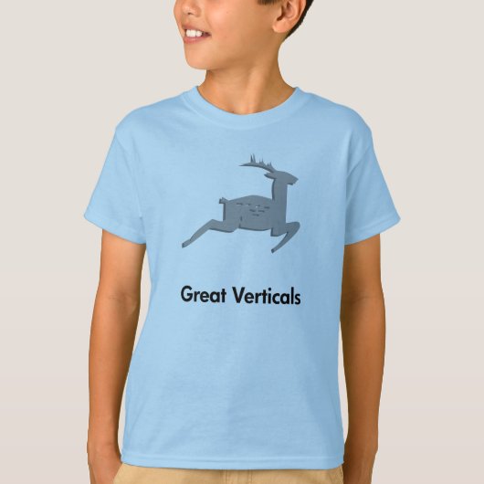 Rendier Grote Verticals T-shirt (Voorkant)