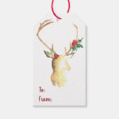 Rendier Hang Tang Cadeaulabel (Voorkant)
