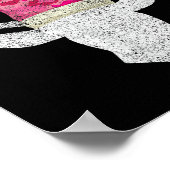 Rendier Hert Nk Camo Kerstman Hoed Kerst Pyjama H Poster (Hoek)