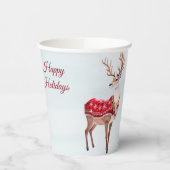 Rendier Holiday Paper Cups Papieren Bekers (Links)