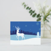 Rendier illustratie briefkaart (Staand voorkant)