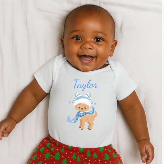  rendier in blauw romper