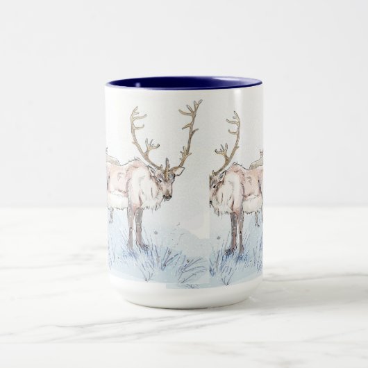 rendier in de sneeuwMok Mok (Midden)