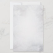 rendier in de Wilde Grijze Waterverf Kerstmis Briefpapier (Achterkant)