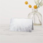 rendier in de Wilde Grijze Waterverf Kerstmis Plaatskaartje (Achterkant)