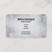 rendier in de Wilde Grijze Waterverf Kerstmis Visitekaartje (Achterkant)