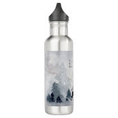 rendier in de Wilde Grijze Waterverf Kerstmis Waterfles (Links)